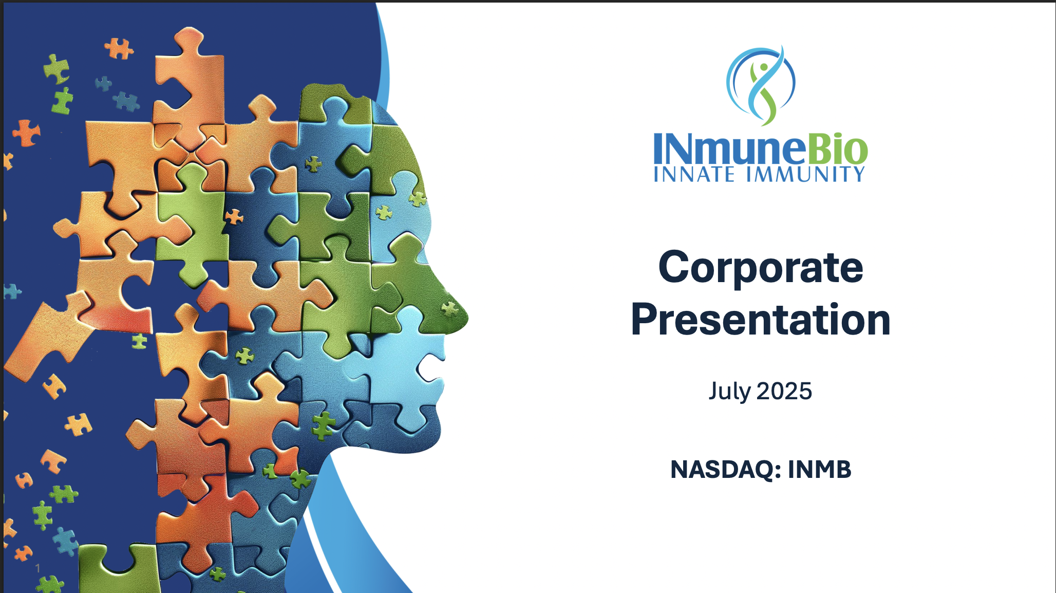 InmuneBio presentation June 2025